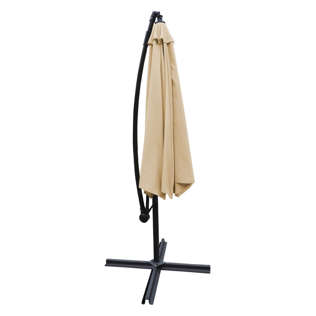 Parasole offset MOLOKAI quadrato 2,7x2,7m beige