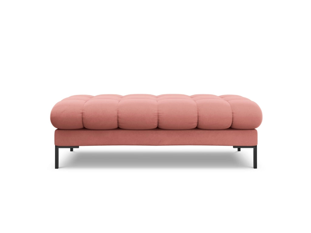 Cosmopolitan Design - Panca "Bali" 2 posti in velluto rosa 