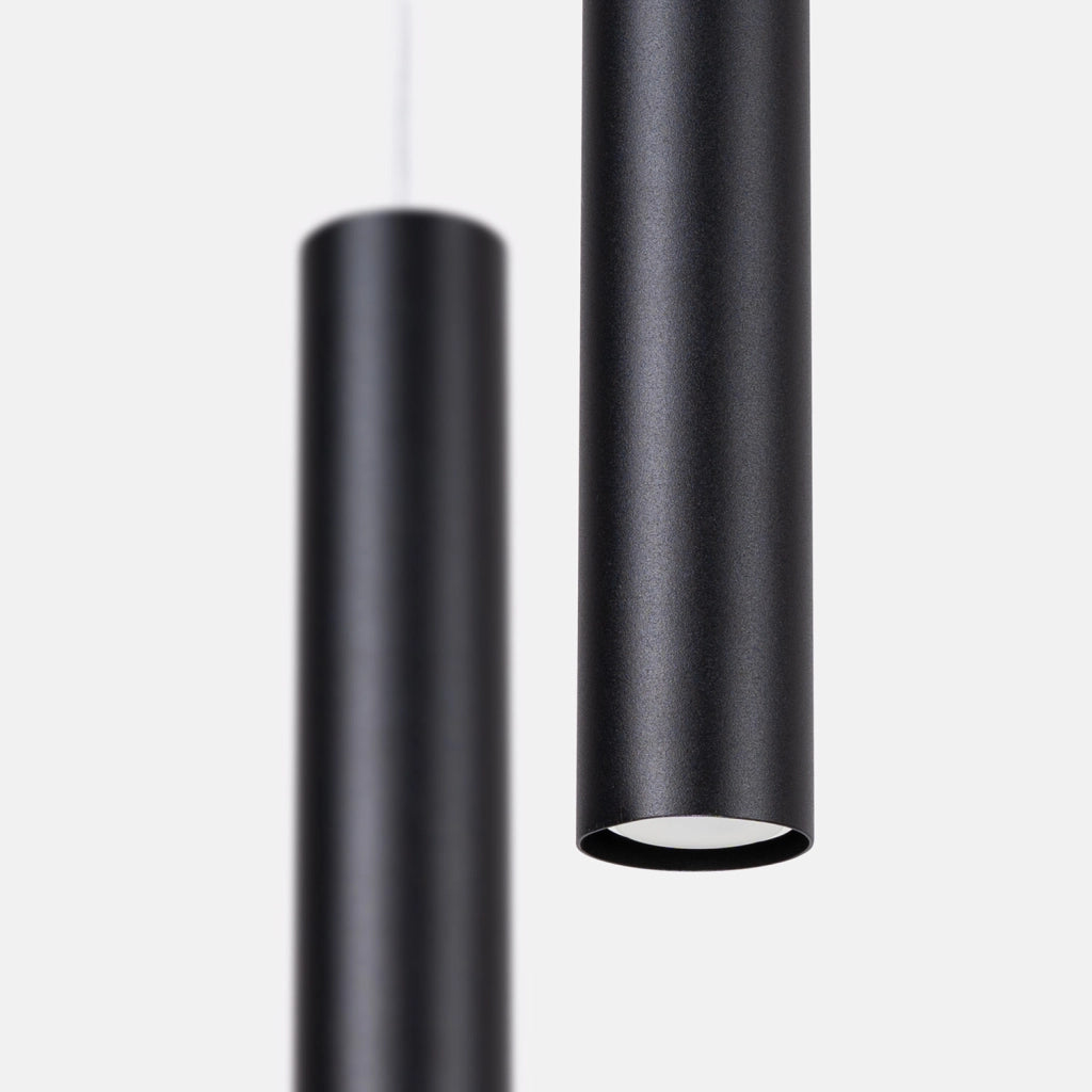 Lampada a sospensione moderna nera doppia 2xGU10 MODENO