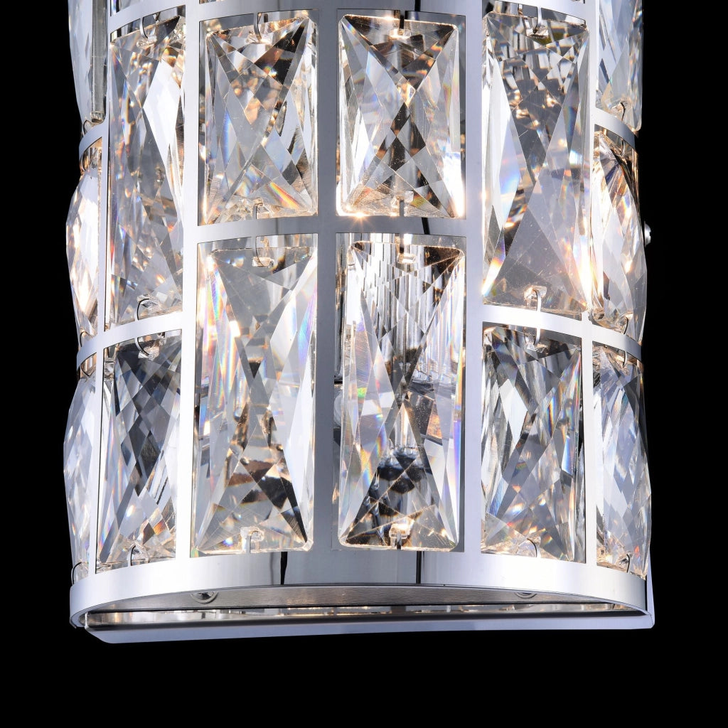 Lampada da parete Modern in Metallo Gelid Cromo