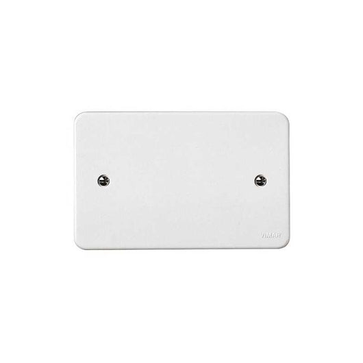 02653 Coperchio Rettangolare con Viti 3 Moduli Bianco