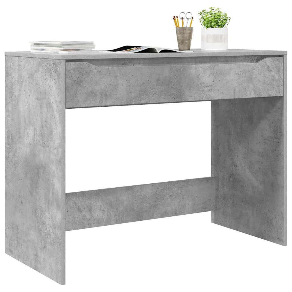 Scrivania Grigio Cemento 100 x 50 x 78 cm Legno ingegnerizzato