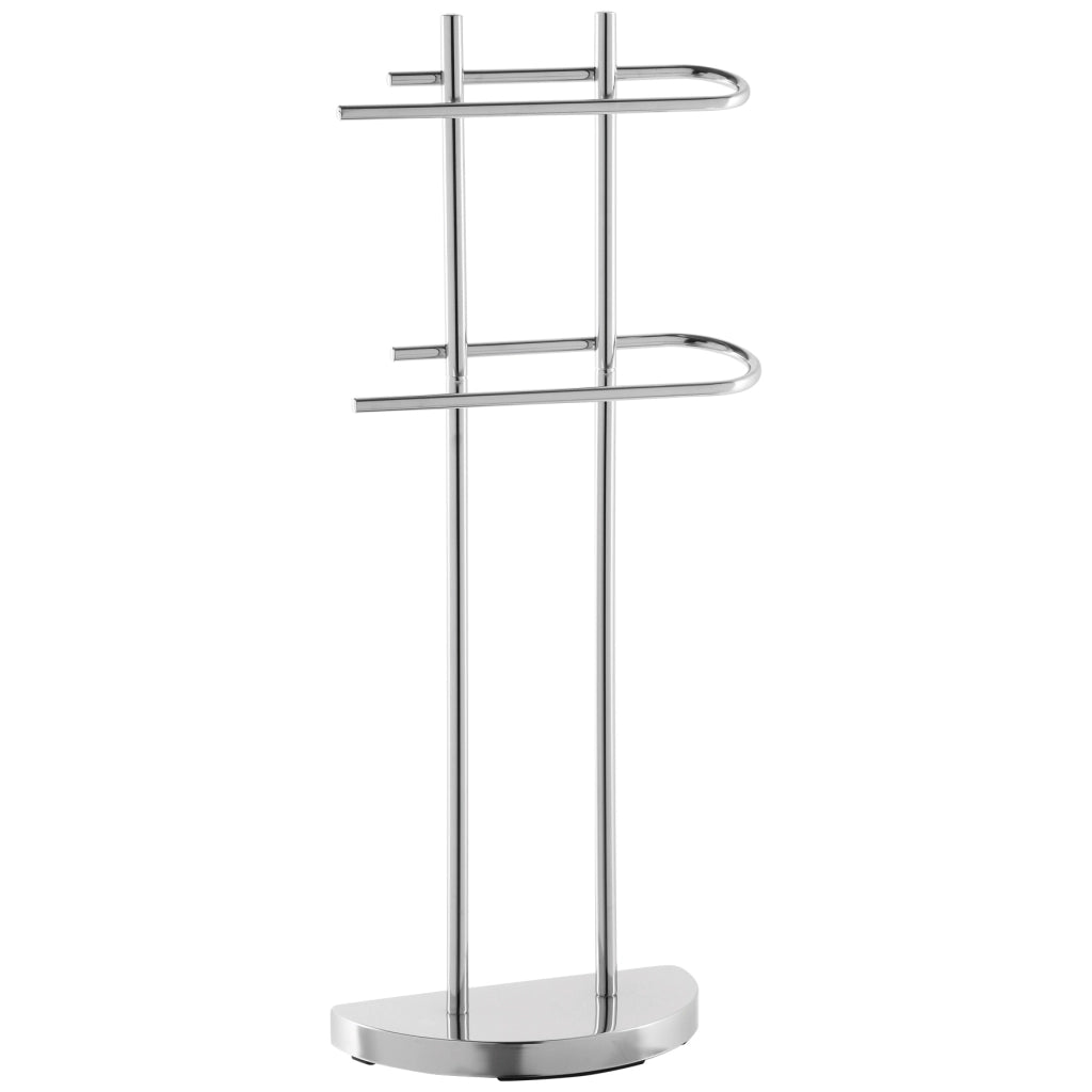 PIANTANA PORTASCIUGAMANI CON 2 BRACCI H87CM CROMO