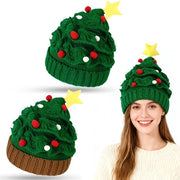 Cappello di lana Unisex con cappuccio e visiera - Fatto a mano - Misura 57cm - Invernale