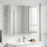Mobiletto per specchio da bagno Bianco 83,5 x 15,5 x 70 cm 889263