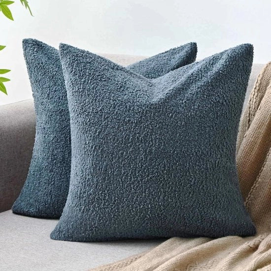 Set di 2 cuscini di copertura - morbidi e lussuosi - 40x40 cm