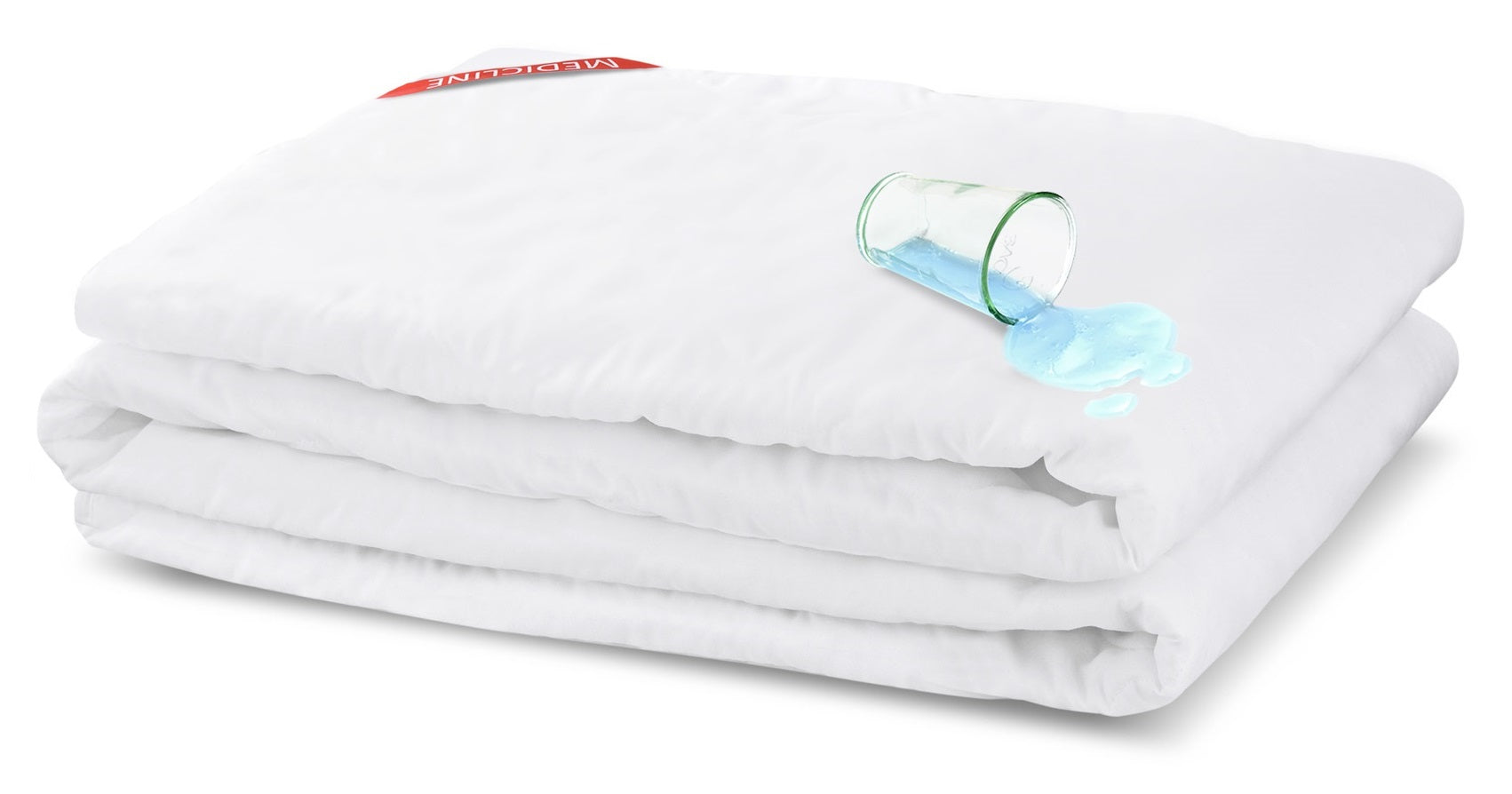 Coprimaterasso impermeabile AIO FACTORY 90x200cm bianco