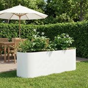 Letto rialzato da giardino Bianco 120 x 40 x 40 cm 8011685