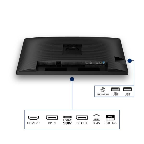 Philips monitor 31,5 led qhd 16:9, reg altezza - 32B2U3601