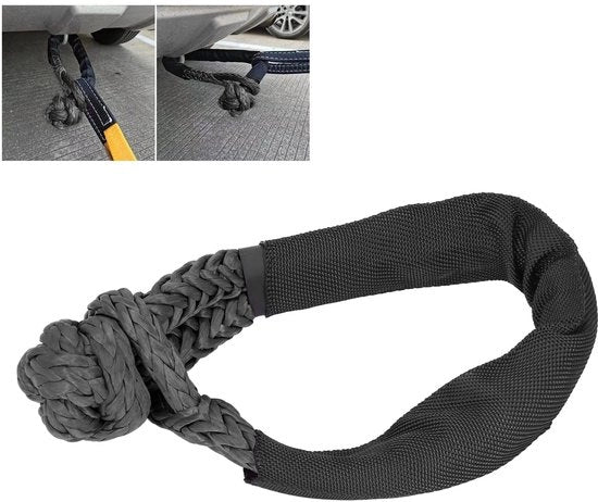Riparazione a bordo 33069 Lbs Resistenza al trascinamento - Corda sintetica - Reddito ATV/SUV - Lier/viare/campeggiare - Protezione con guanto - Polietilene duraturo - Corda da traino