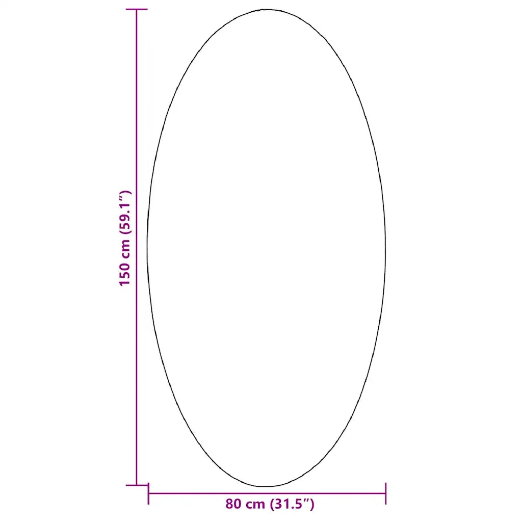 Tappeti per area Ovale HUARTE Sabbia 80 x 150 cm 4103628