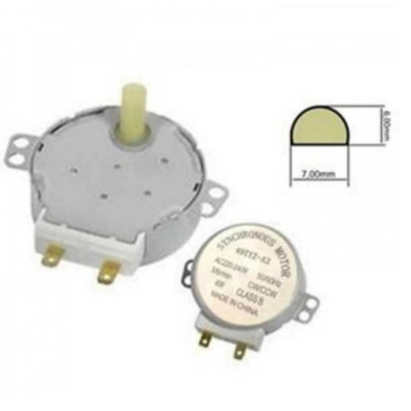 Motorino motore piatto rotante forno microonde rotante alberino 14mm 4 watt - UNIVERSALE