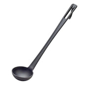 Mestolame Professionale Mestolo Nero 10 cm Manico Lungo 48 cm
