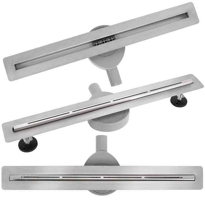 Canalina Di Scarico Rea Filo Nickel Brush 80