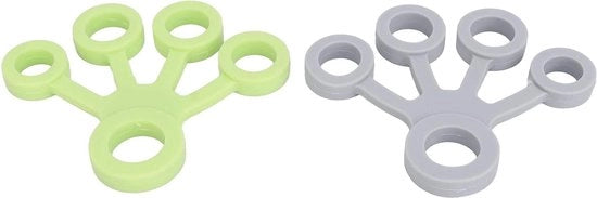 Cintura elastica da allenamento per le dita - Rafforzamento delle dita - Allenatore di forza 16 kg - Verde chiaro.