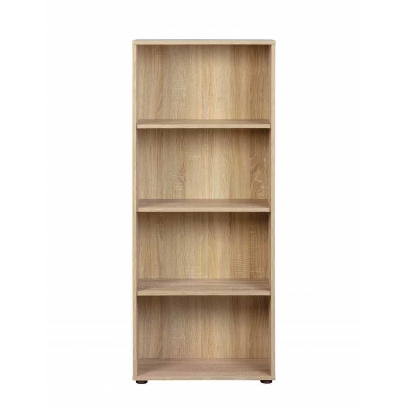 Libreria Inter Link 4 livelli laminato finitura rovere