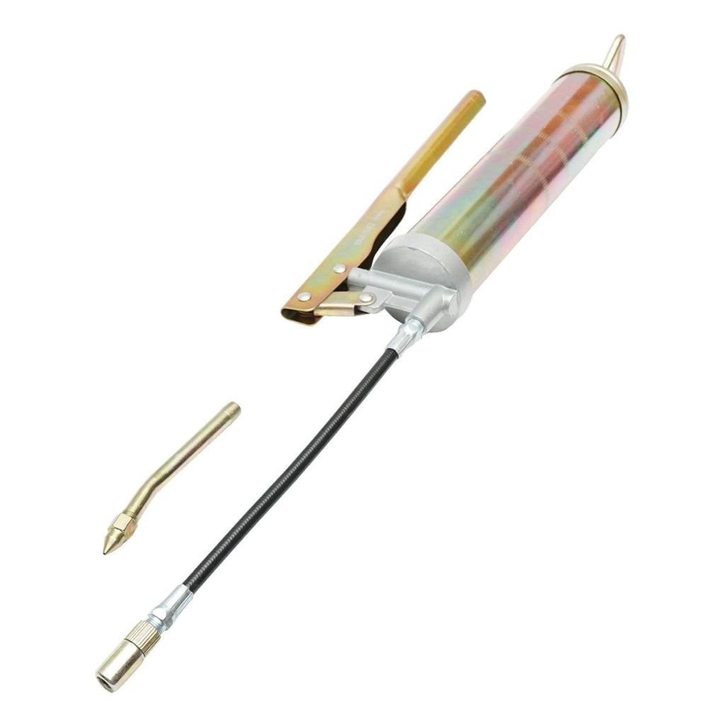 PIngrassatore Manuale Pistola per Grasso, Grasso Universale Pistola per ingrassare con manico + tubo di grasso da 100 gr