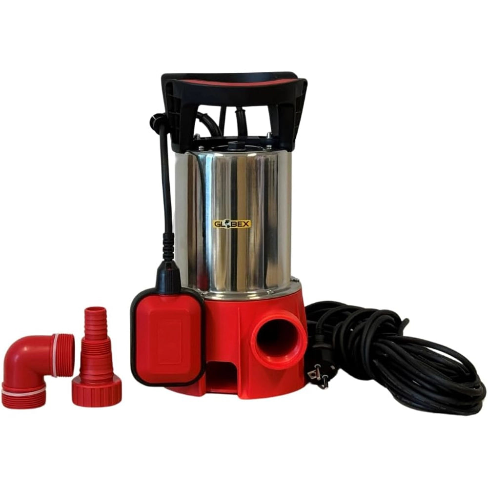 POMPA SOMMERSA IMMERSIONE ACCIAIO INOX ACQUE SCURE SPORCHE 750W 12500Lt/h GLOBEX