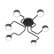 Lampada a sospensione KURAGE in acciaio nero opaco