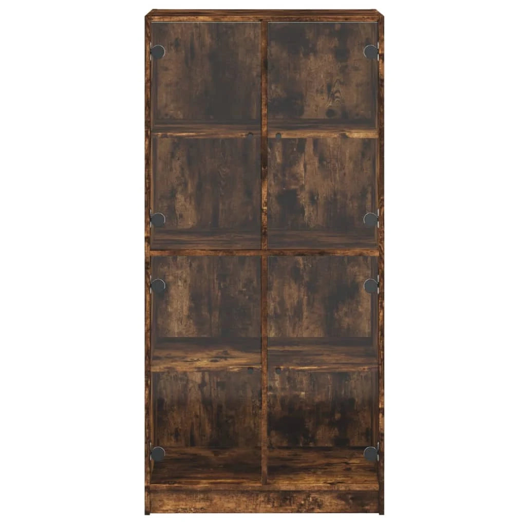 Buffet credenza cassettiera mobiletto mobile contenitore organizer cucina soggiorno salotto alto con ante 68 x 37 x 142 cm legno ingegnerizzato marrone 02_0032232