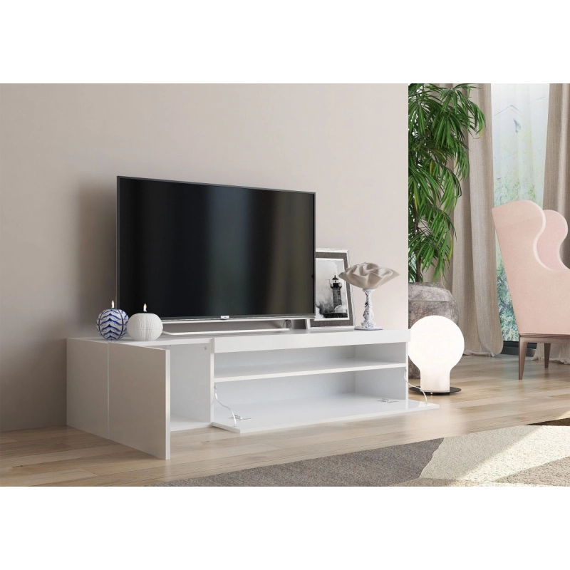 Mobile Porta TV Daiquiri – 155cm – Bianco Lucido