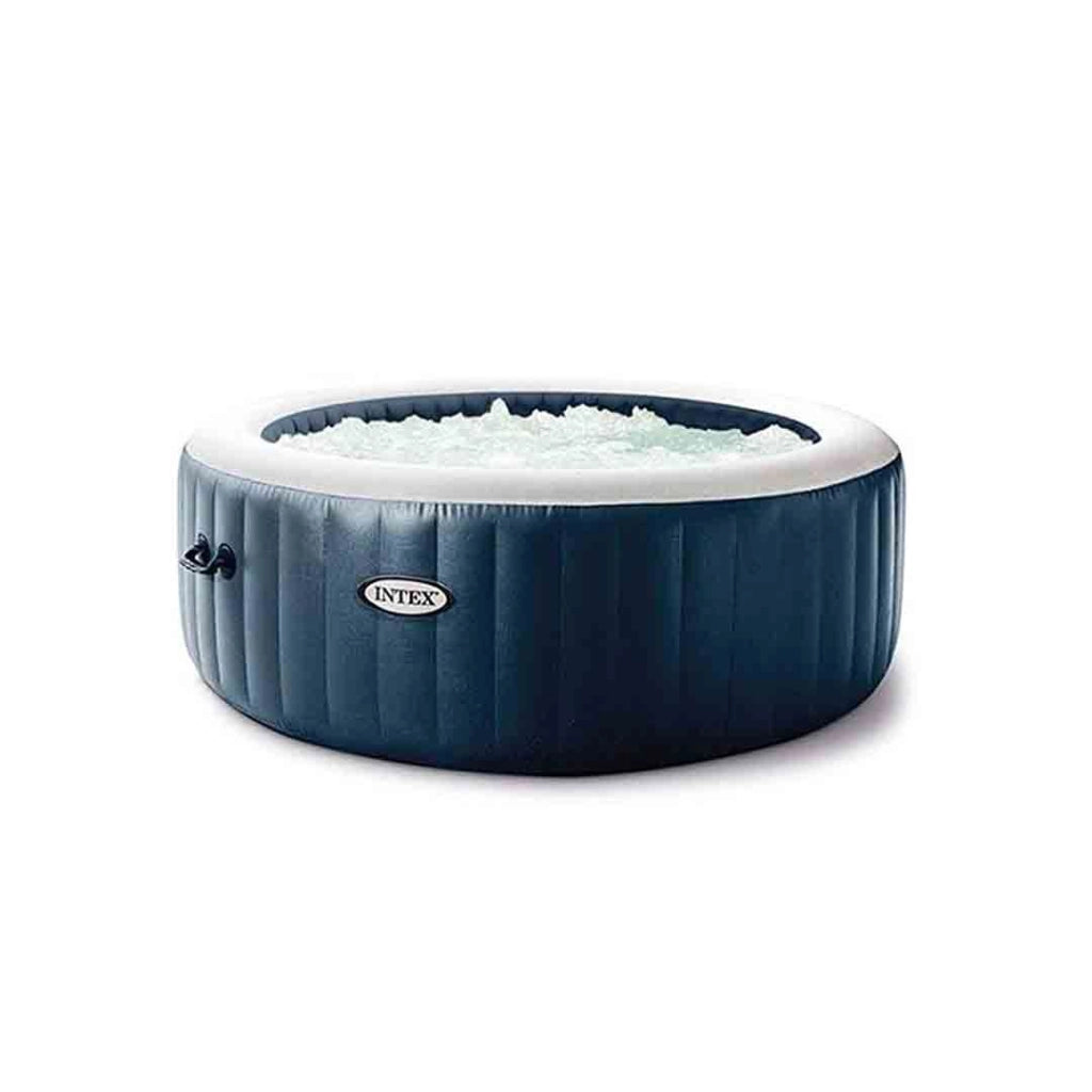 Intex 28430EX PureSpa Bubble Massage Vasca Idromassaggio Gonfiabile 4 posti 140 getti Riscaldatore 2200W 795 L colore Blu Navy