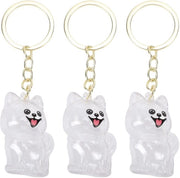 Sostegno chiave per animali domestici 3 pezzi - Sostegno chiave commemorativo - Amanti degli animali - Oggetto da ricordo - Leggero - Sicuro con chiusura rapida - Sostegno chiave da ricordo