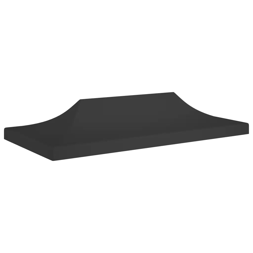 Tetto per Tendone per Feste 6x3 m Nero 270 g/mÂ²