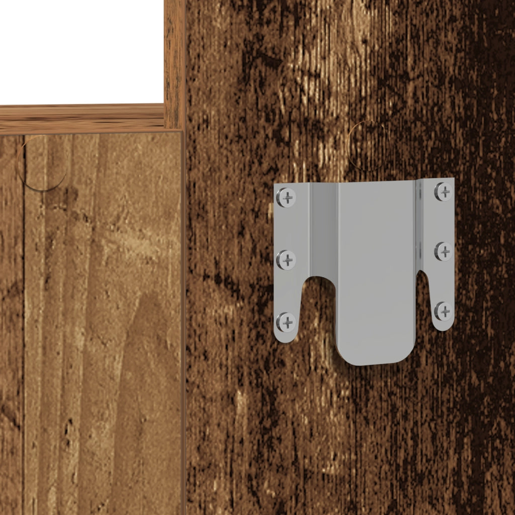 Specchiera da parete Legno antico 83x40x70 cm