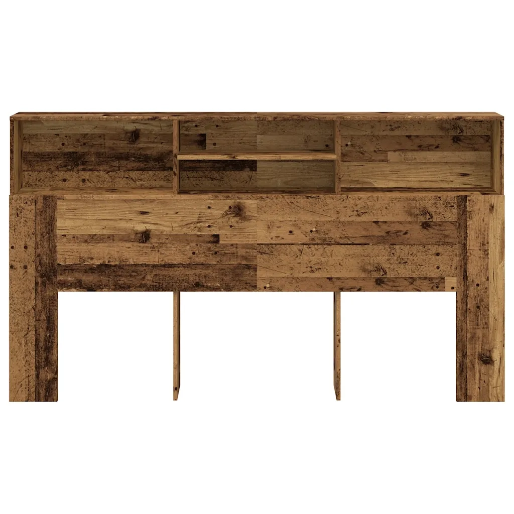 Testiera con Contenitore Legno 180x19x103,5 cm in Truciolato