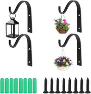 Supporto per piante 4 pezzi Chiodo per piante Fissaggio alla parete Apertura automatica Attacco per piante in metallo Supporto per piante - Attacco per parete per piante - Accessori per giardinaggio per uccelli lampioni ventilatori lampade da soffitto