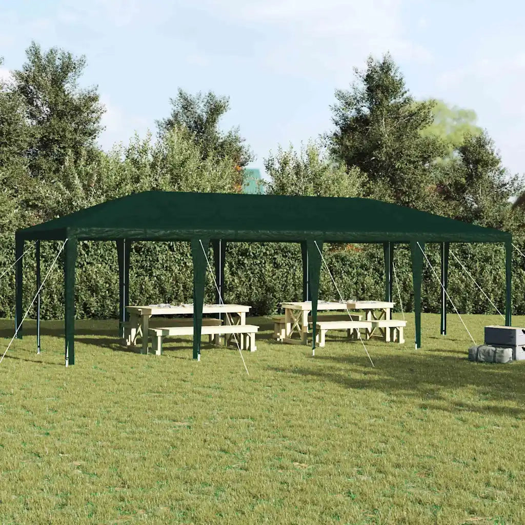 Tenda Party-Tenda da festa Verde 800 x 400 x 266 cm Polietilene e Acciaio