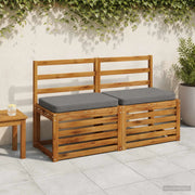 Cuscini per Panchina a 2 Pezzi VUGHT 2 pcs 100% Poliestere 951015