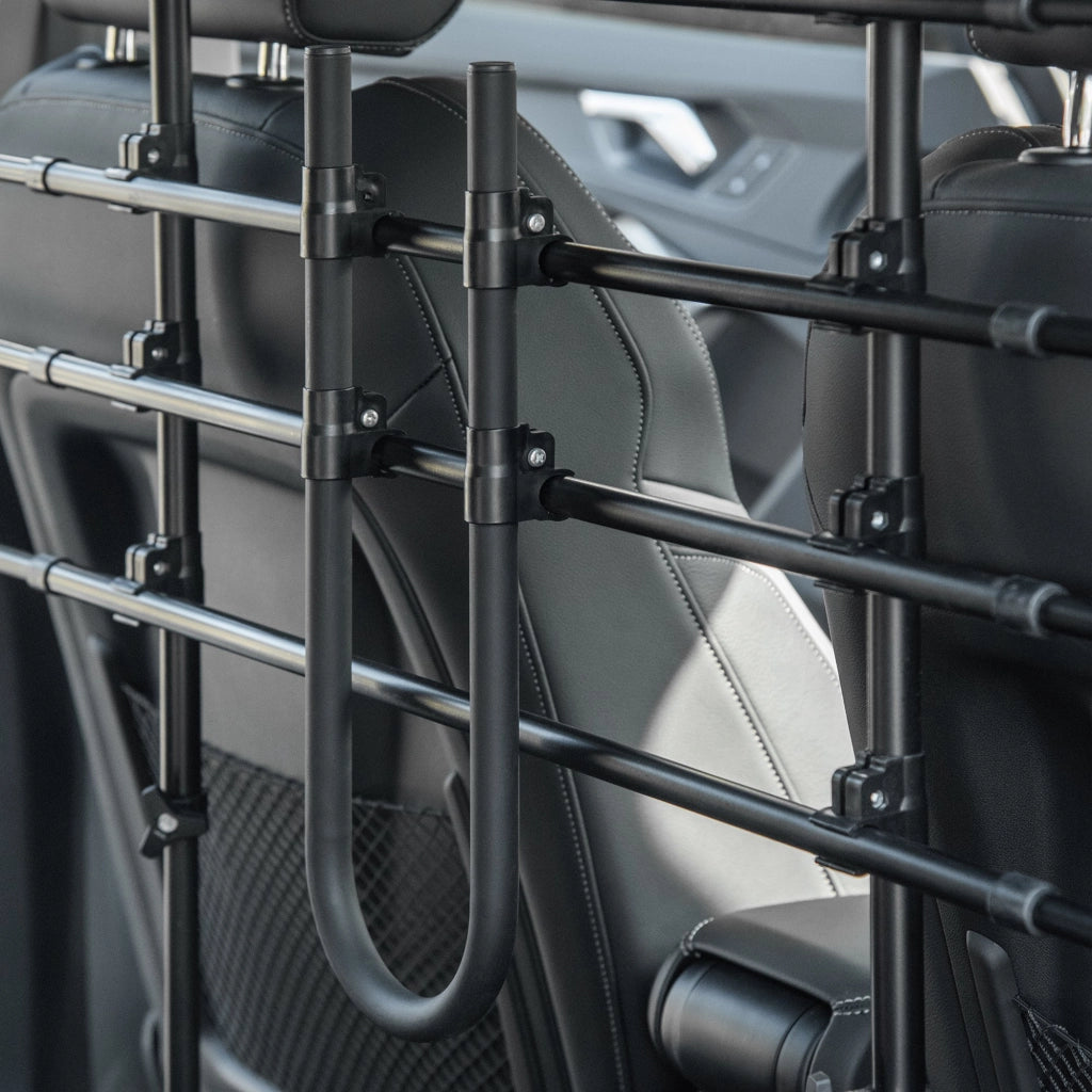 Barriera di protezione per cani auto ¨C zephmum ¨C 87-135x85-120 cm nero