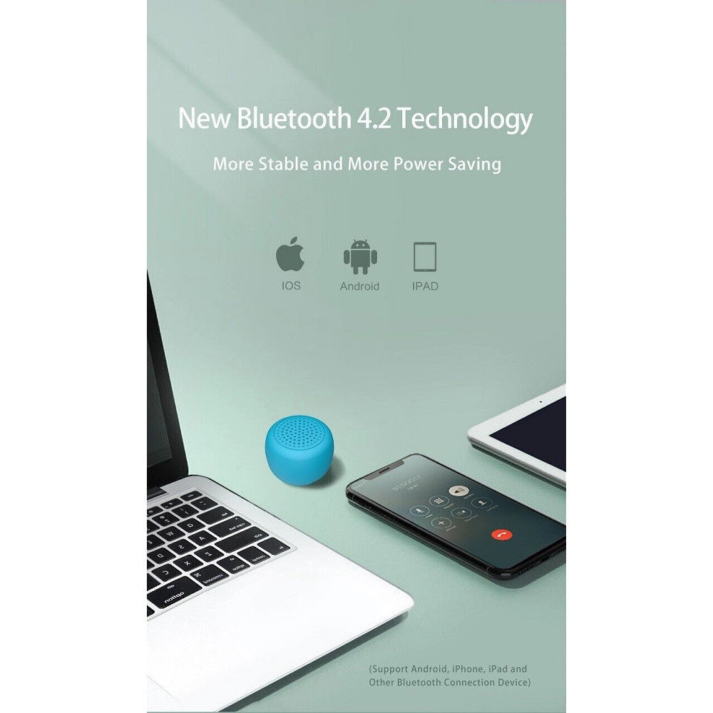 Trade Shop - Mini Cassa Bluetooth Portatile Speaker Smartphone Vivavoce Bluetooth 5.0 Q-yx310 -