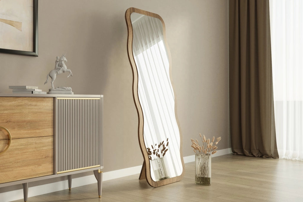 Specchio in legno "Aror" - 50 x 160 cm - Marrone