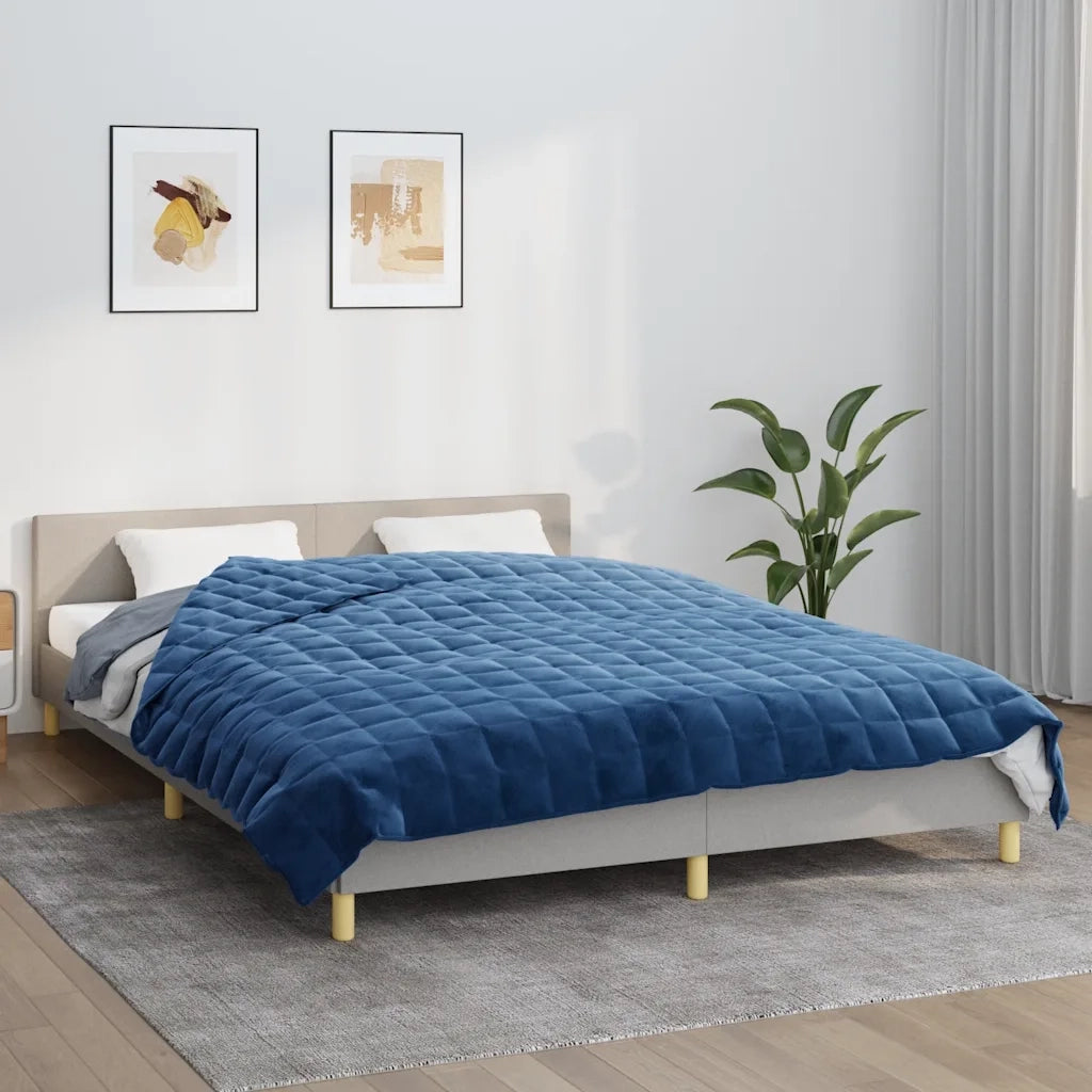 Coperta Ponderata Blu 100x200 cm 9 kg Tessuto cod mxl 68413