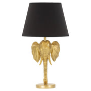 Lampada da Tavolo Elefante, Nero, Poliresina, 32x32x59 cm