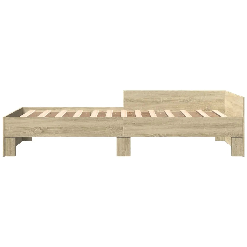 Giroletto senza Materasso Rovere Sonoma 100x200cm in Truciolato