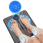 Elettrostimolatore EMS piedi massaggiatore plantare elettrico USB circolazione