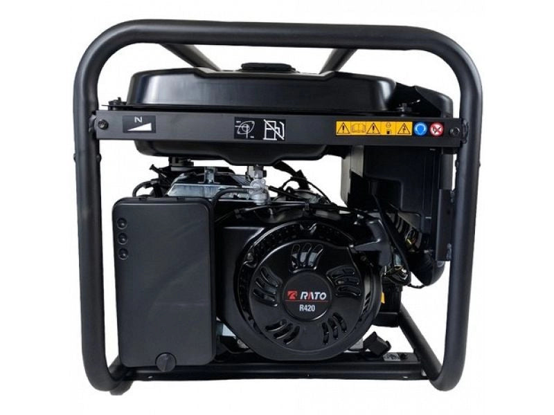 Generatore di corrente Rato R6000D 6kW a benzina 420cc AVR avviamento elettrico - Con quadro ATS