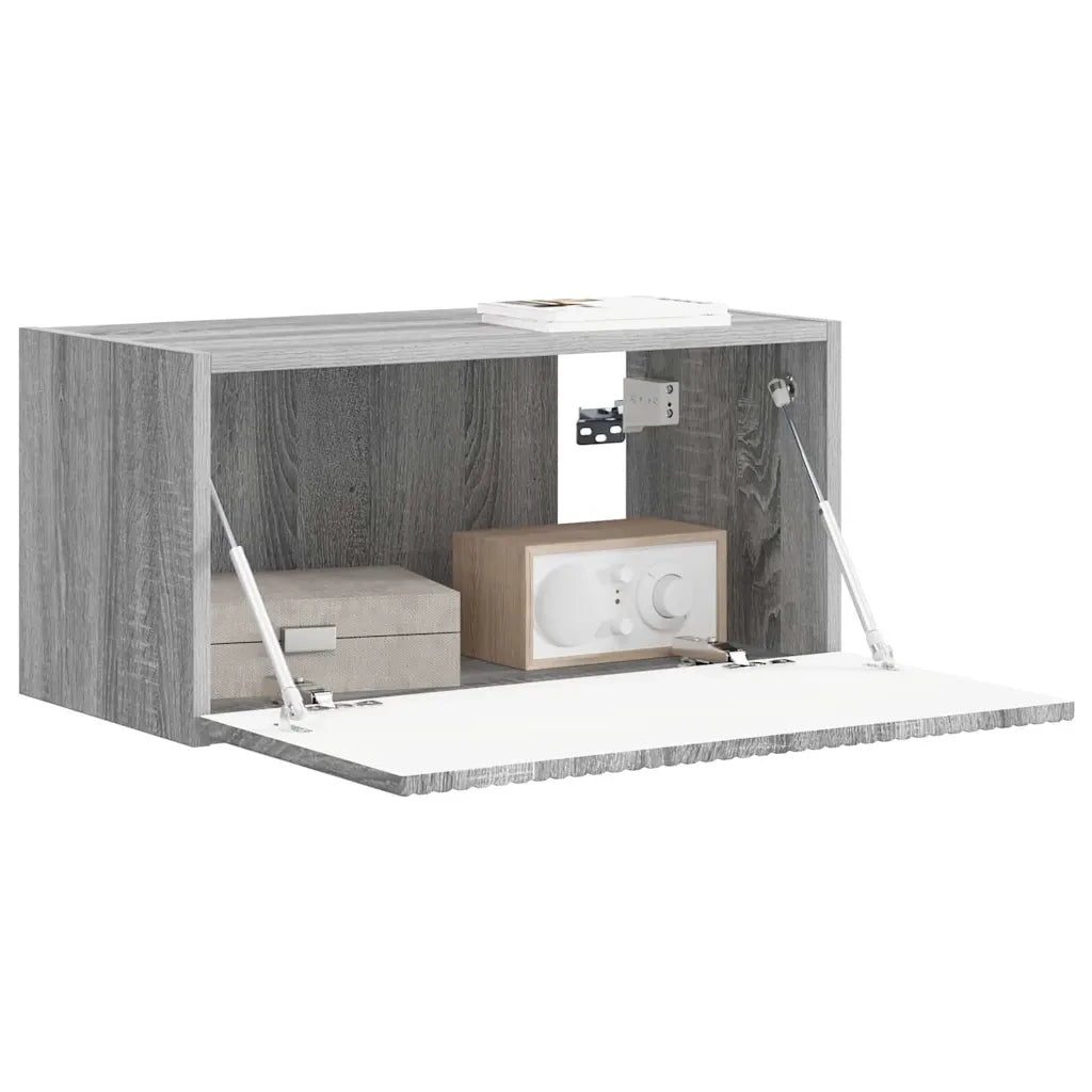 Mobile TV da parete Grigio Sonoma 60 x 31 x 29,5 cm 892201