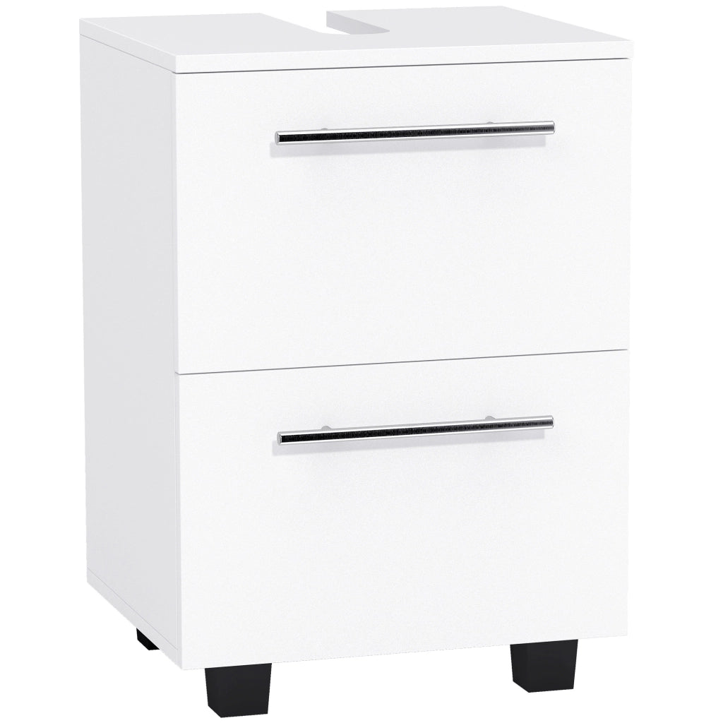 Mobiletto Bagno Sottolavabo con Cassetto ¨C Minimal ¨C Bianco 60x30x