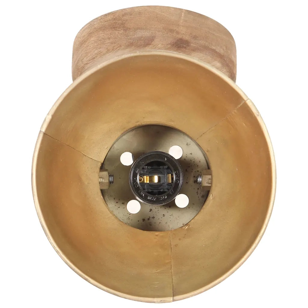 Lampade da Parete/Soffitto 2 pz Industriale Ottone 20x25 cm E27 CFW6361922