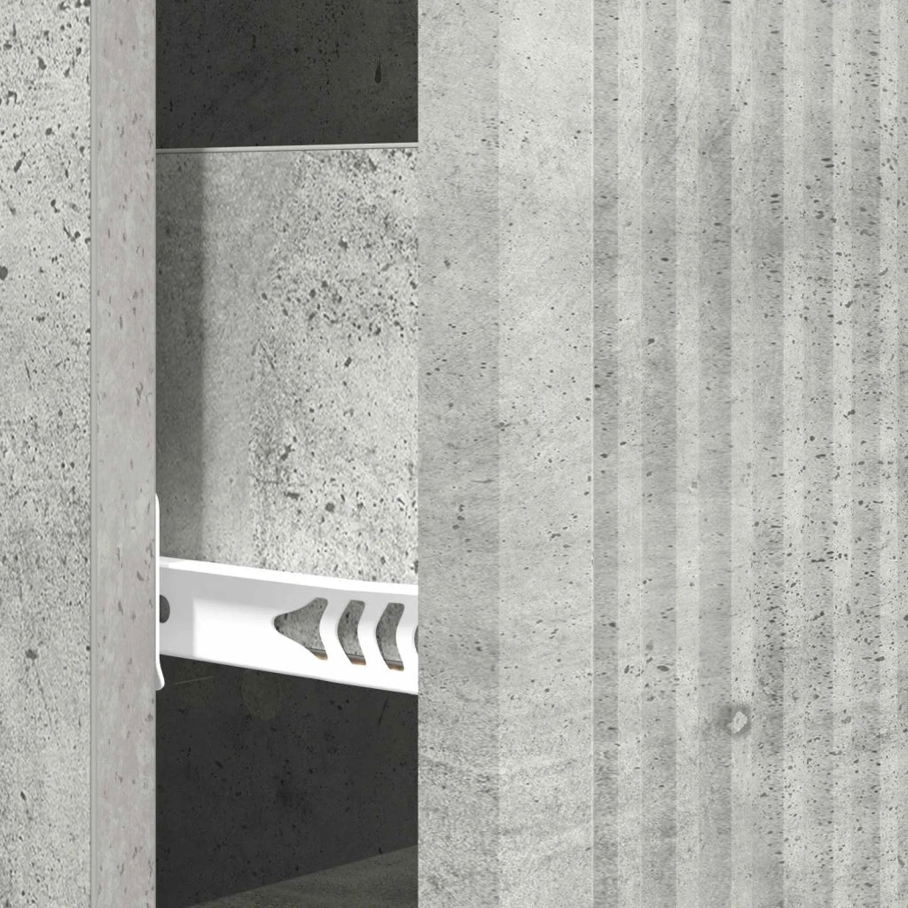 Mobile con Cassetti Grigio Cemento 33 x 34,5 x 90 cm