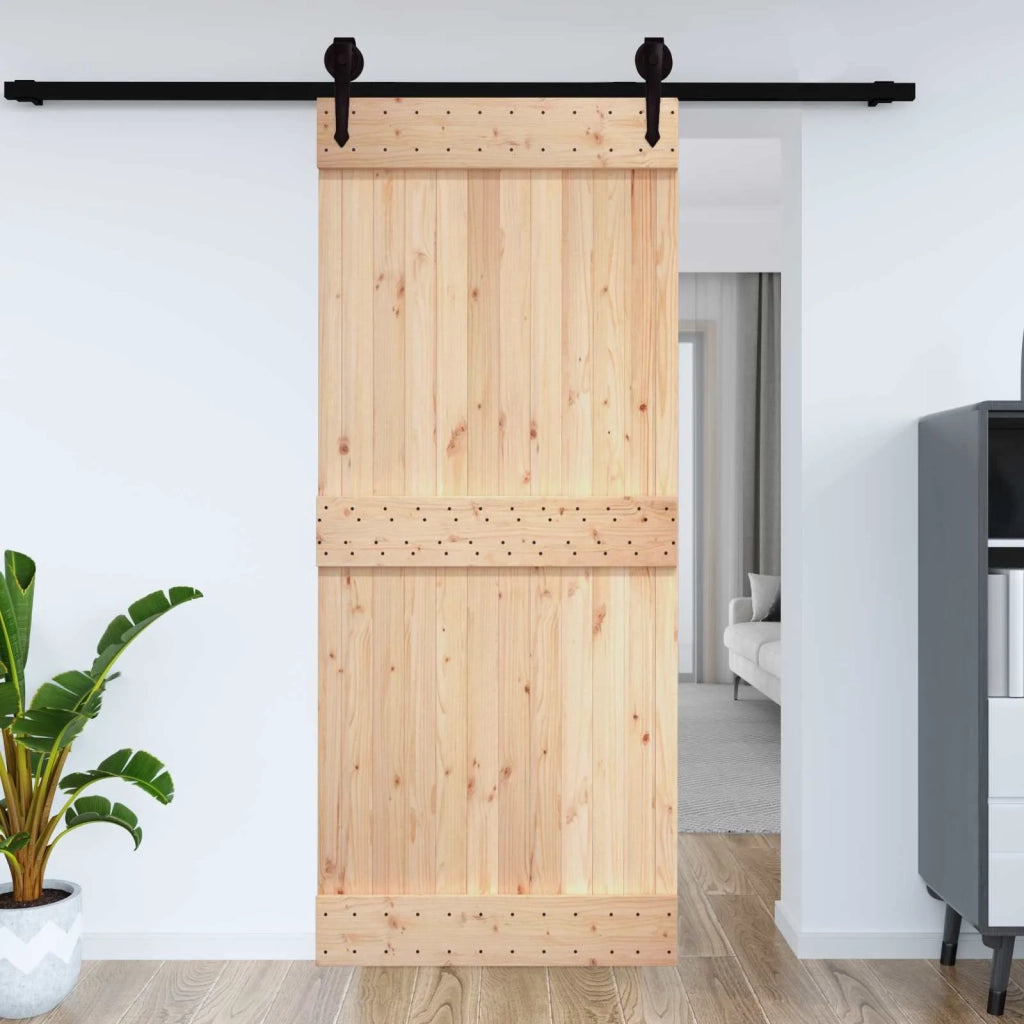Porta NARVIK Naturale 70 x 210 cm Legno di pino solido