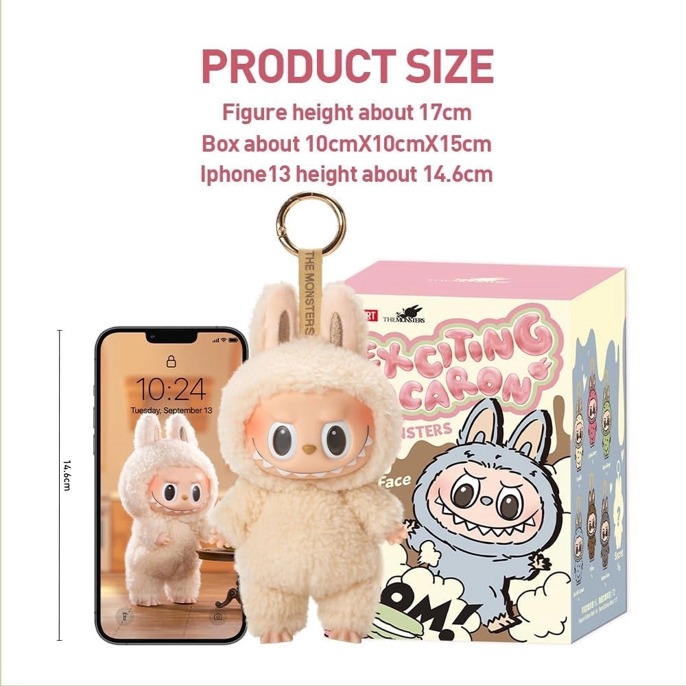 Trade Shop - I Mostri Tasty Macarons Faccia Vinile 1pz Figure Casuali Azione Collezione Gioco Regalo -