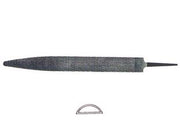 RASPE MEZZE TONDE TAGLIO BASTARDO- - 8 mm.200 taglio bastardo - 6 pezzi