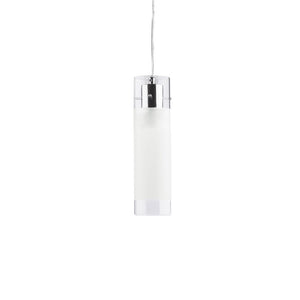 Sospensione Moderna Flam Vetro Bianco 1 Luce E27 Small