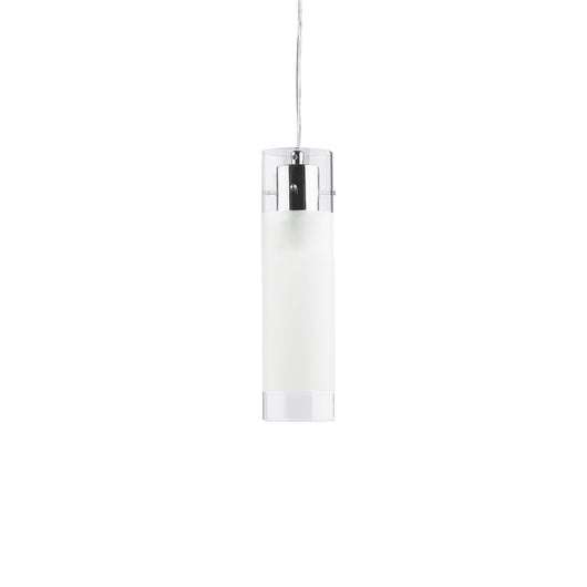 Sospensione Moderna Flam Vetro Bianco 1 Luce E27 Small
